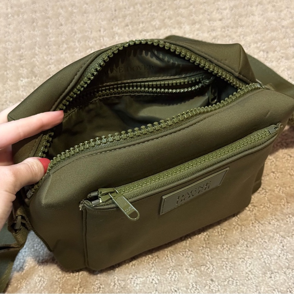 Dagne Dover Olive Green Micah Crossbody Purse Bag - Picture 3 of 8